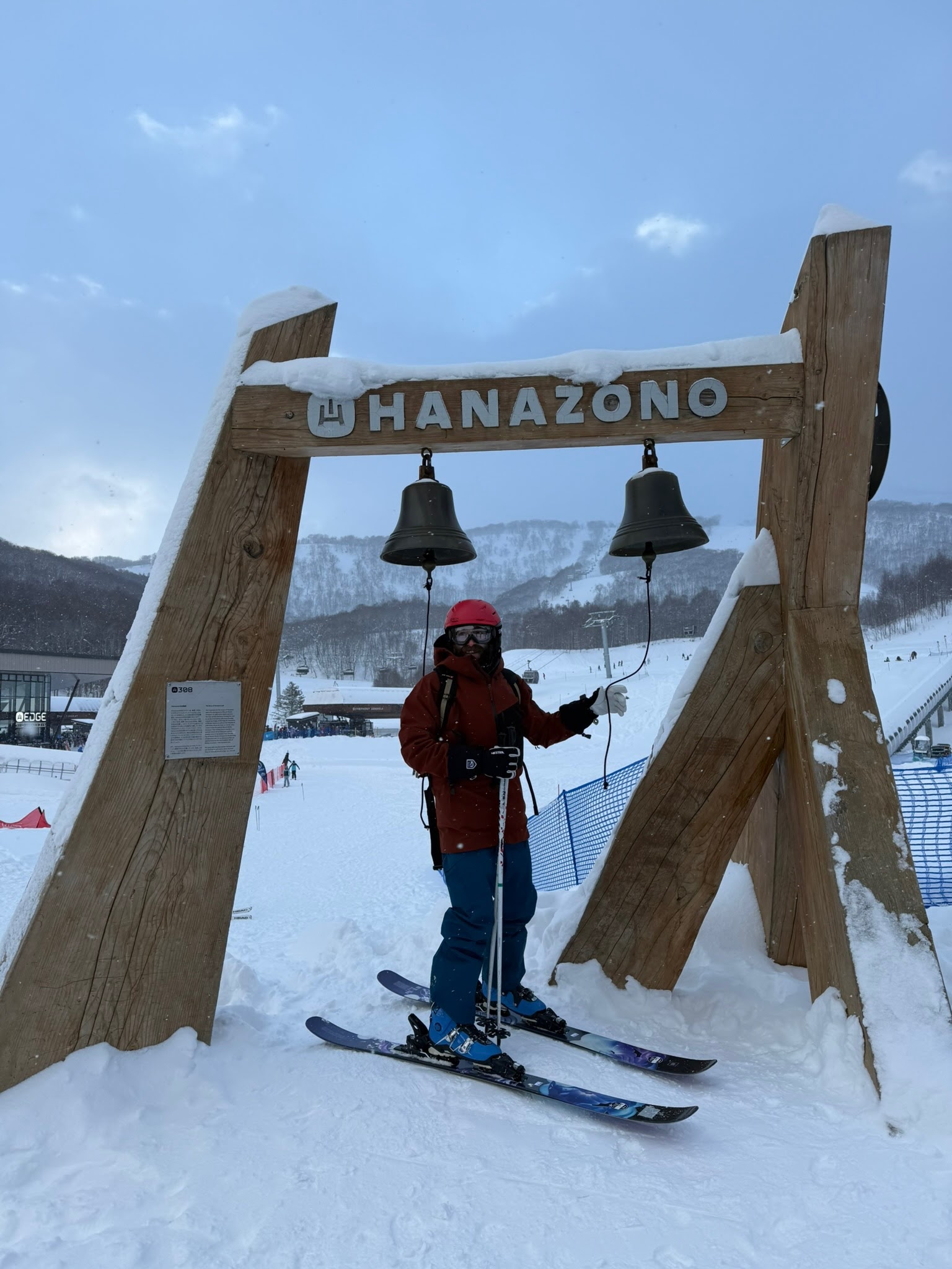 Niseko Hanazono ski mountain covered in fresh powder, part of BSSC Japan ski adventure.